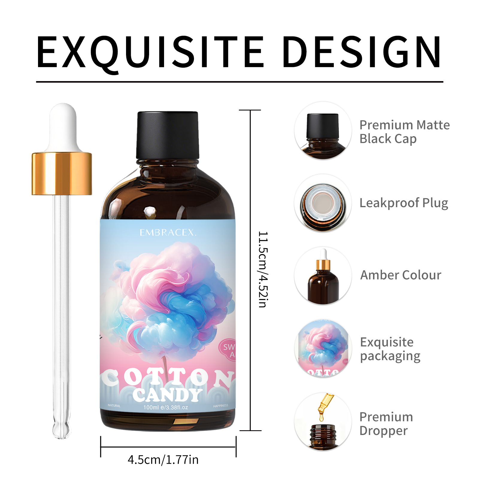 100ml Cotton Candy Fragrance O - огляд і ціна Home Fragrance Gift