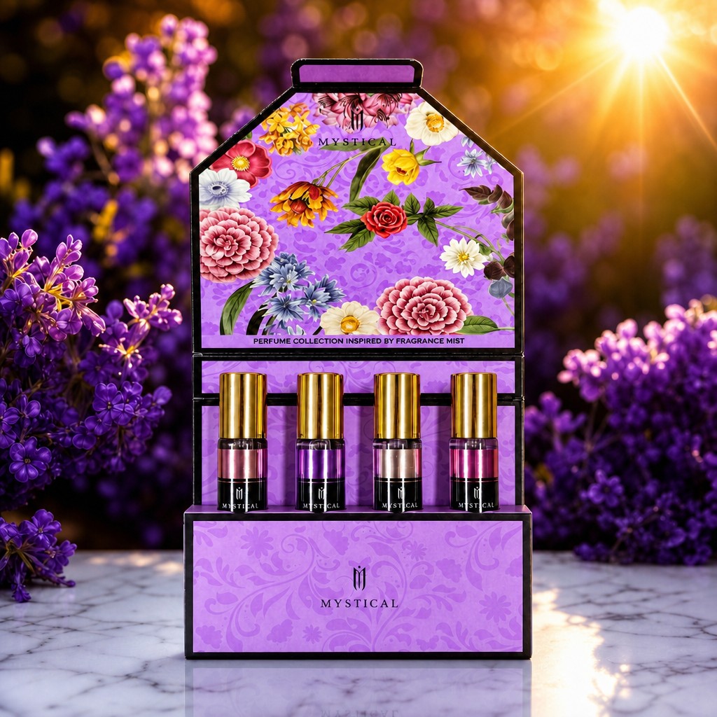 MYSTICAL 4pcs Women's Perfume  - огляд і ціна Home Fragrance Gift