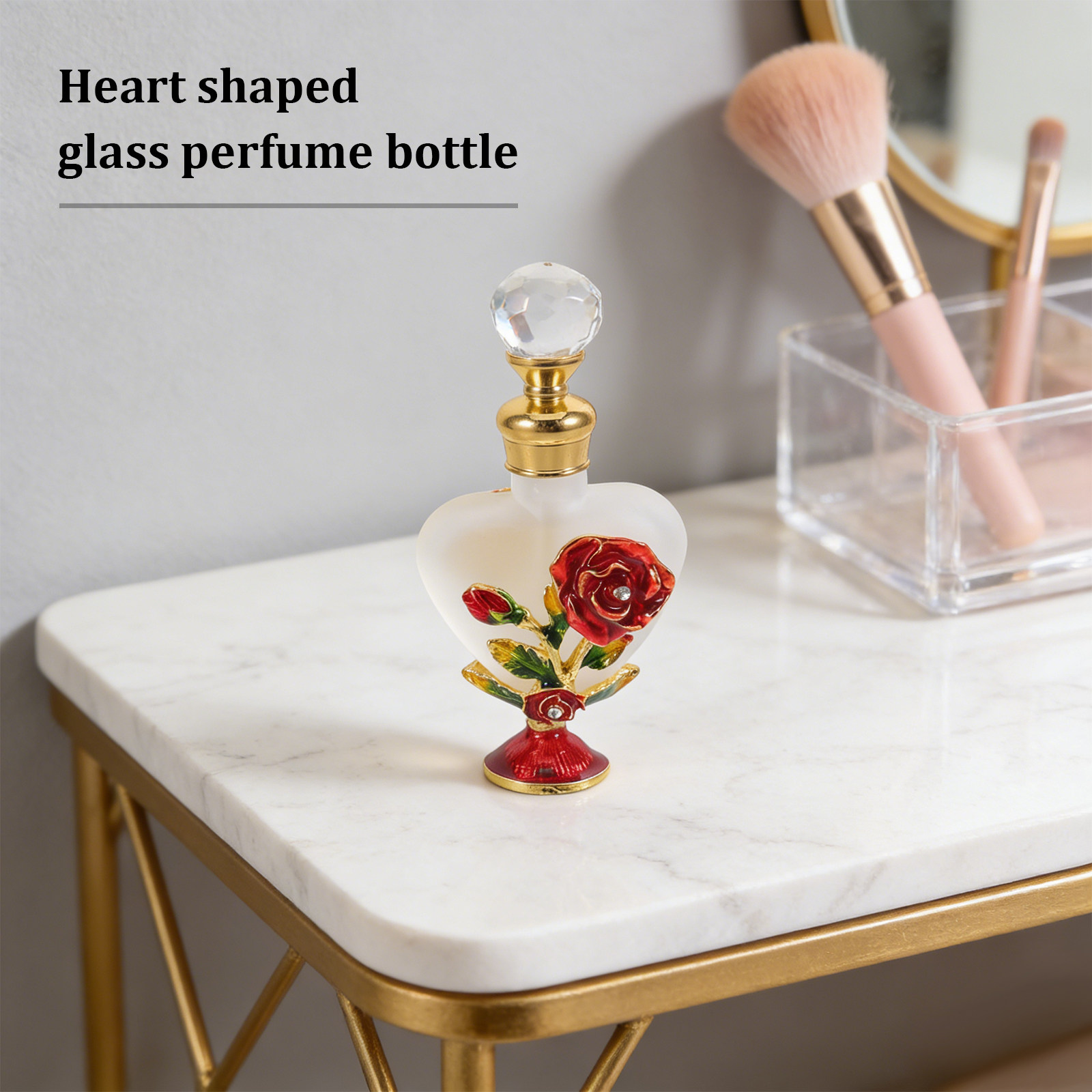 1 Piece Heart Shaped Glass Per - огляд і ціна Home Fragrance Usa