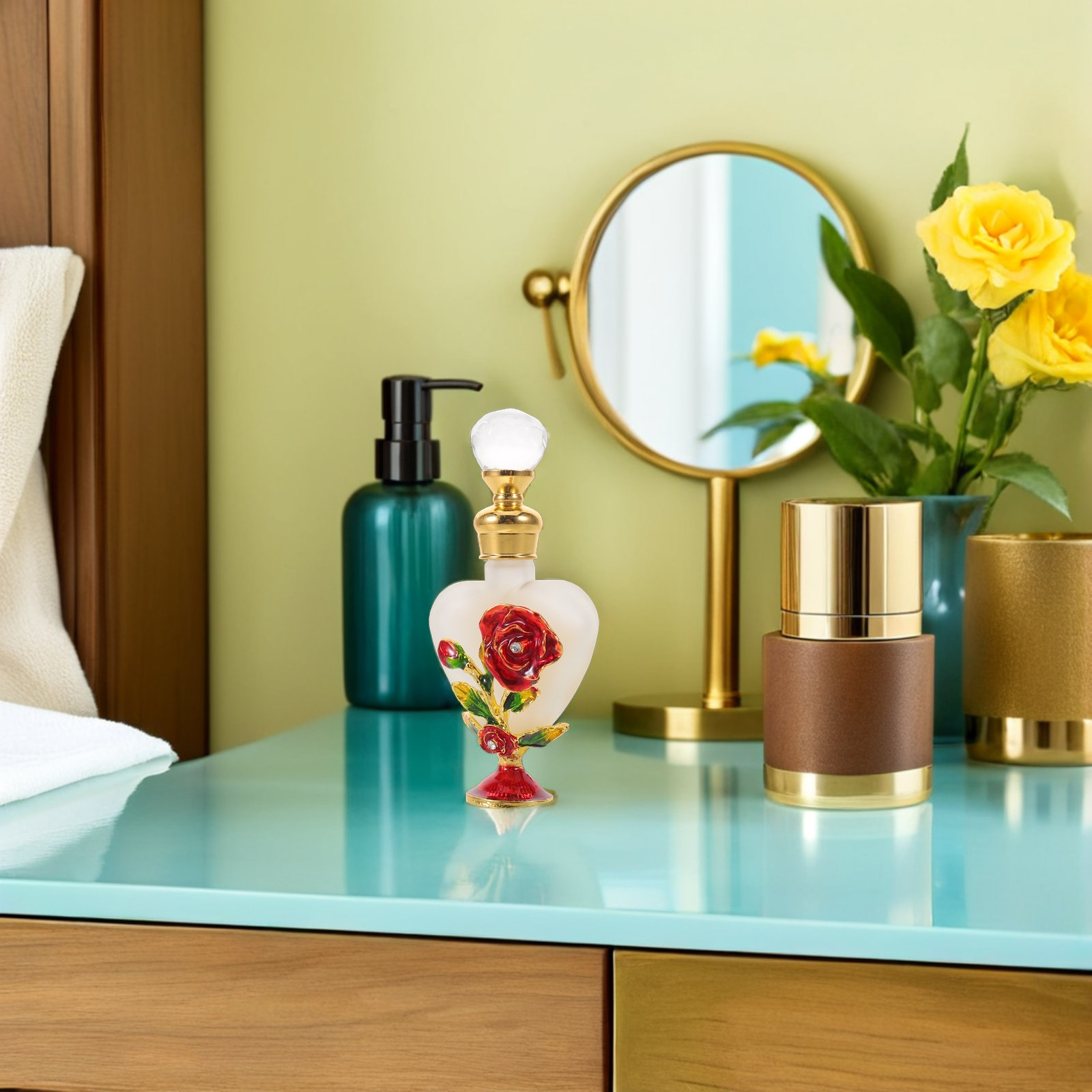 1 Piece Heart Shaped Glass Per - огляд і ціна Home Fragrance Usa