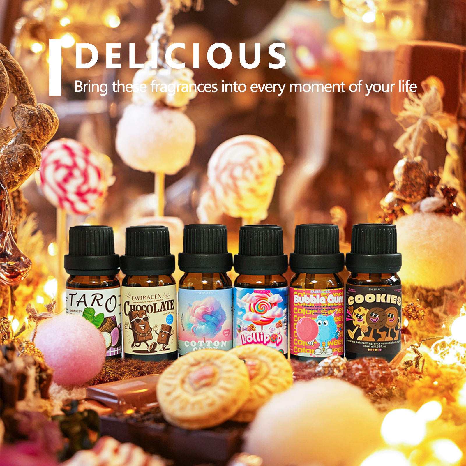 6PC/1Set Delicious Fragrance O - огляд і ціна Home Fragrance Gift
