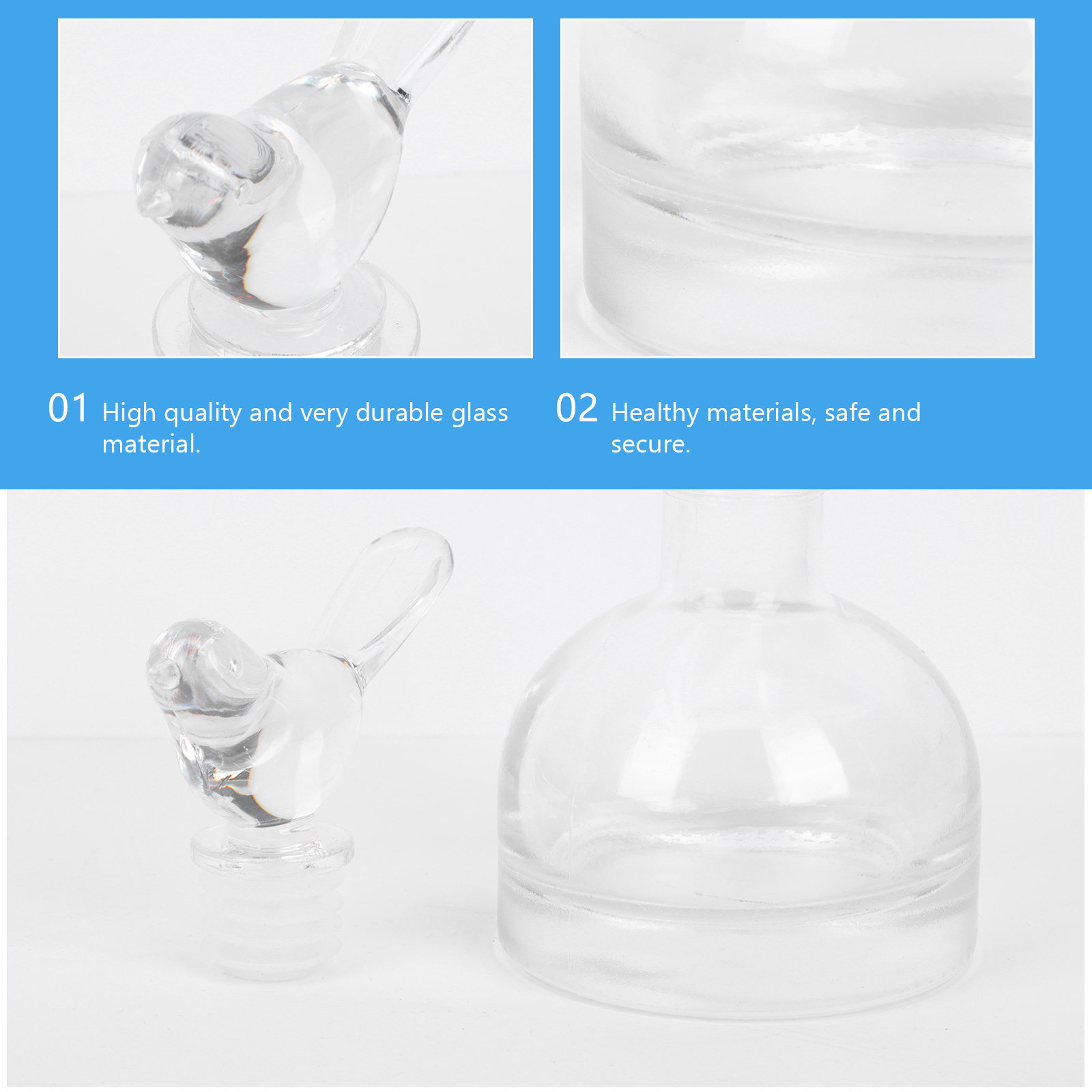 2Pcs Elegant Simple Glass Perf - огляд і ціна Home Fragrance Usa